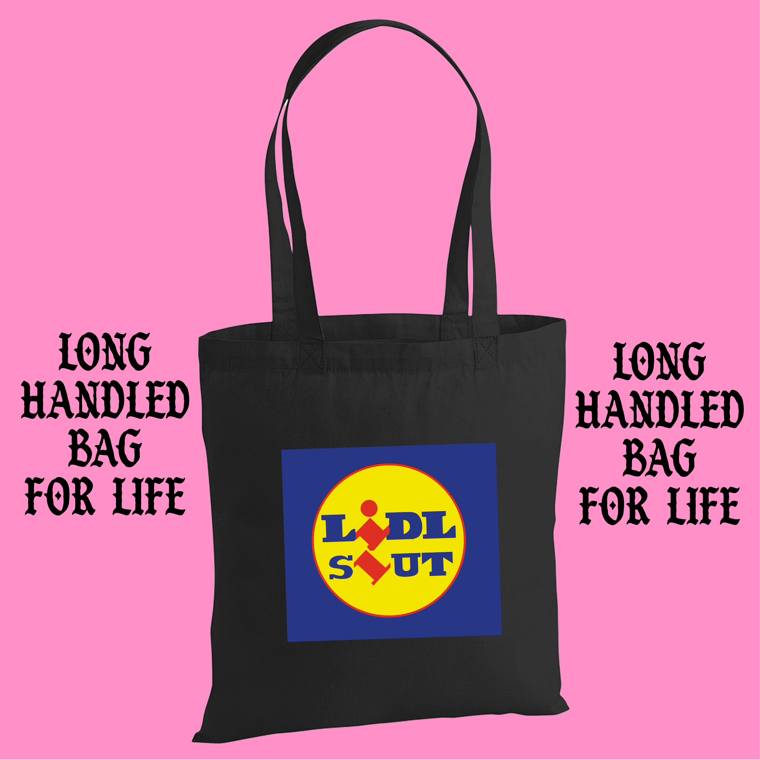 LIDL SLUT LONG HANDLED TOTE BAG