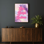 LIVE LAUGH LESBIAN CLOUD PRINT