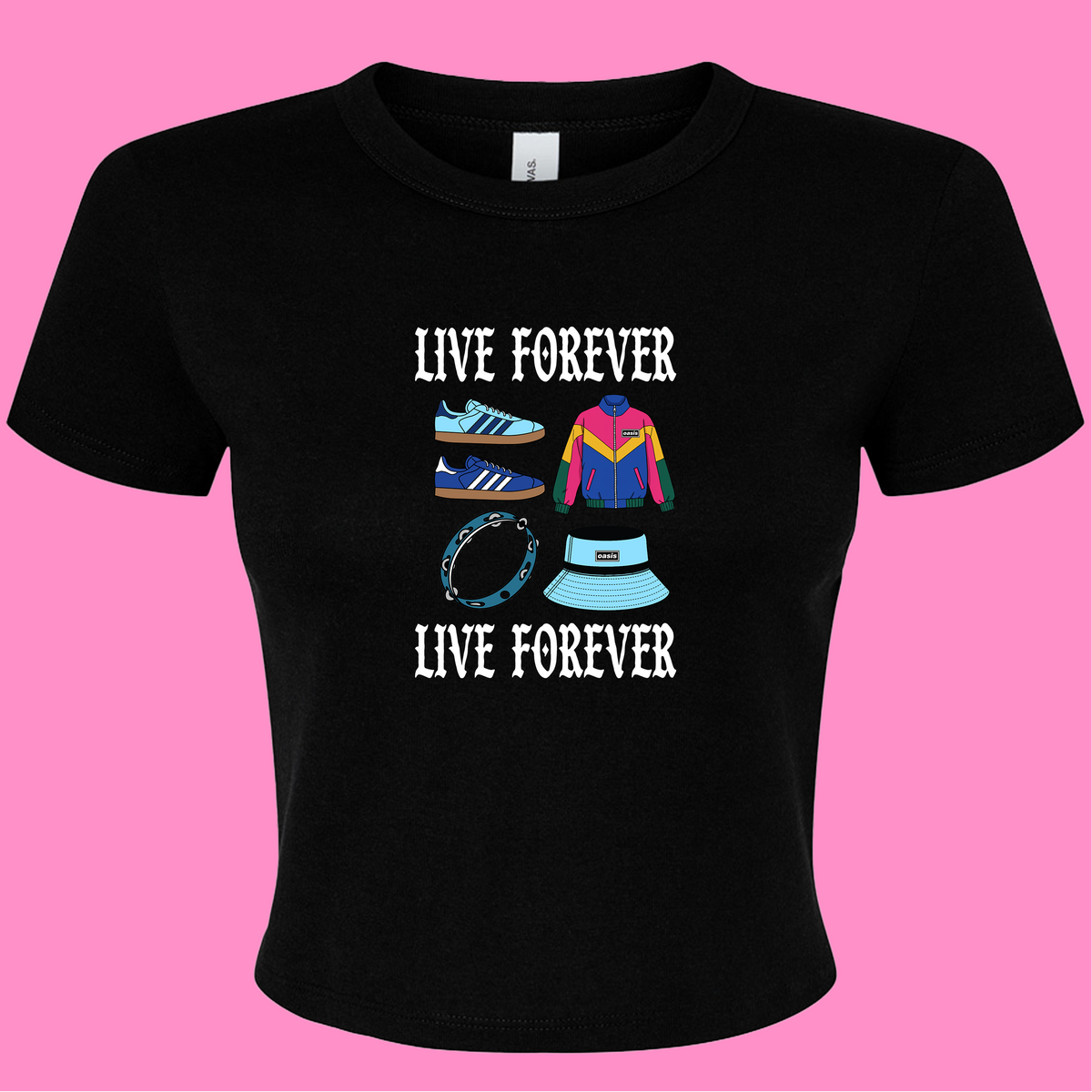 LIVE FOREVER BABY OASIS T-SHIRT