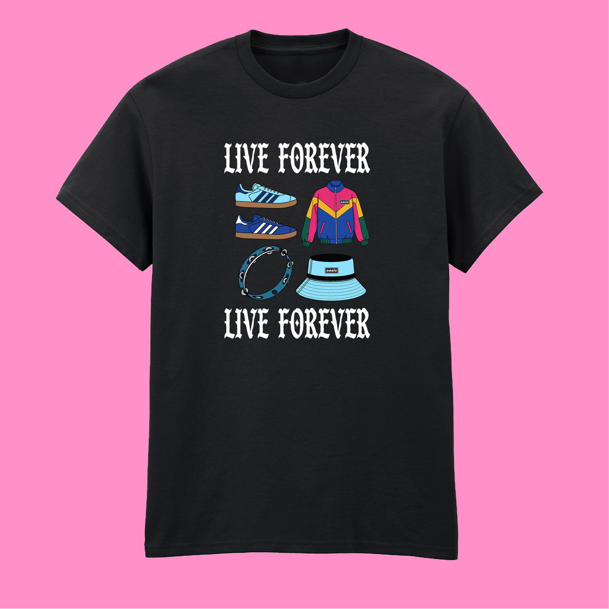 LIVE FOREVER OASIS T-SHIRT