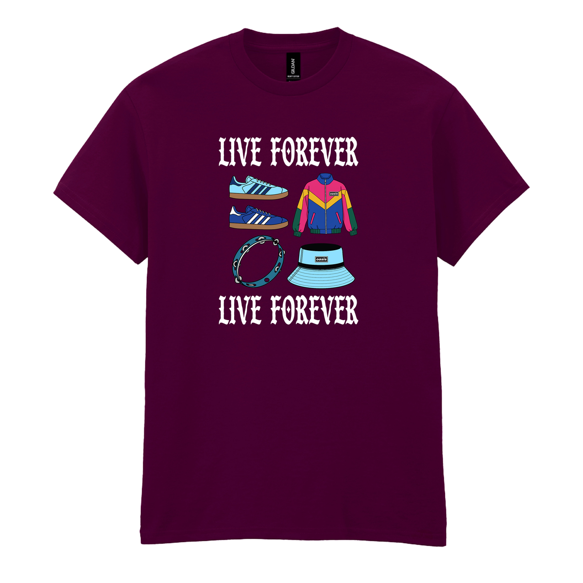 LIVE FOREVER OASIS T-SHIRT