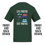 LIVE FOREVER OASIS FRONT AND BACK T-SHIRT