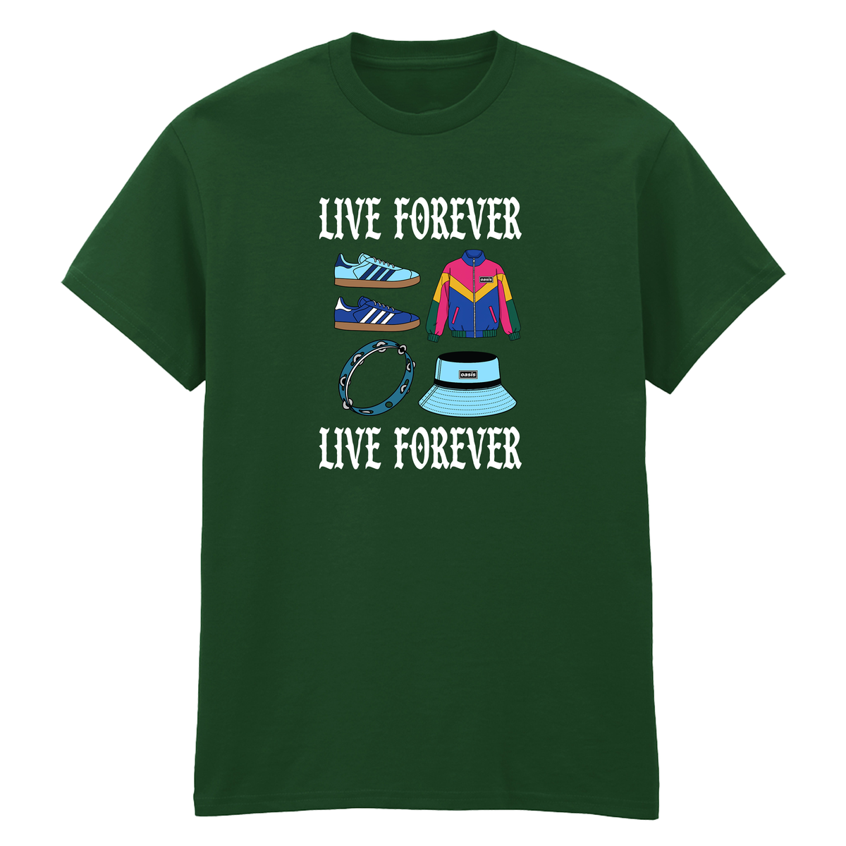 LIVE FOREVER OASIS T-SHIRT