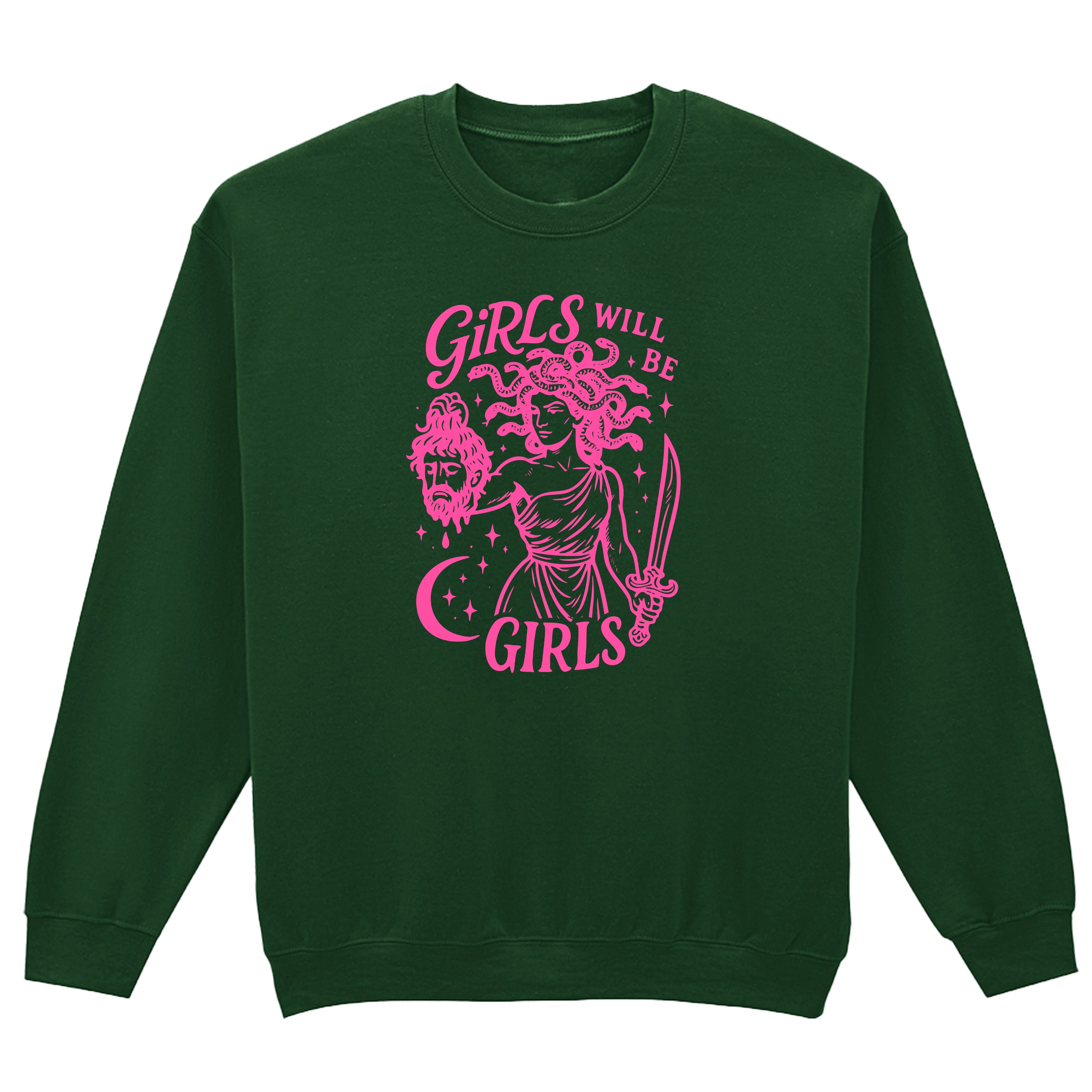 GIRLS WILL BE GIRLS MEDUSA SWEATSHIRT