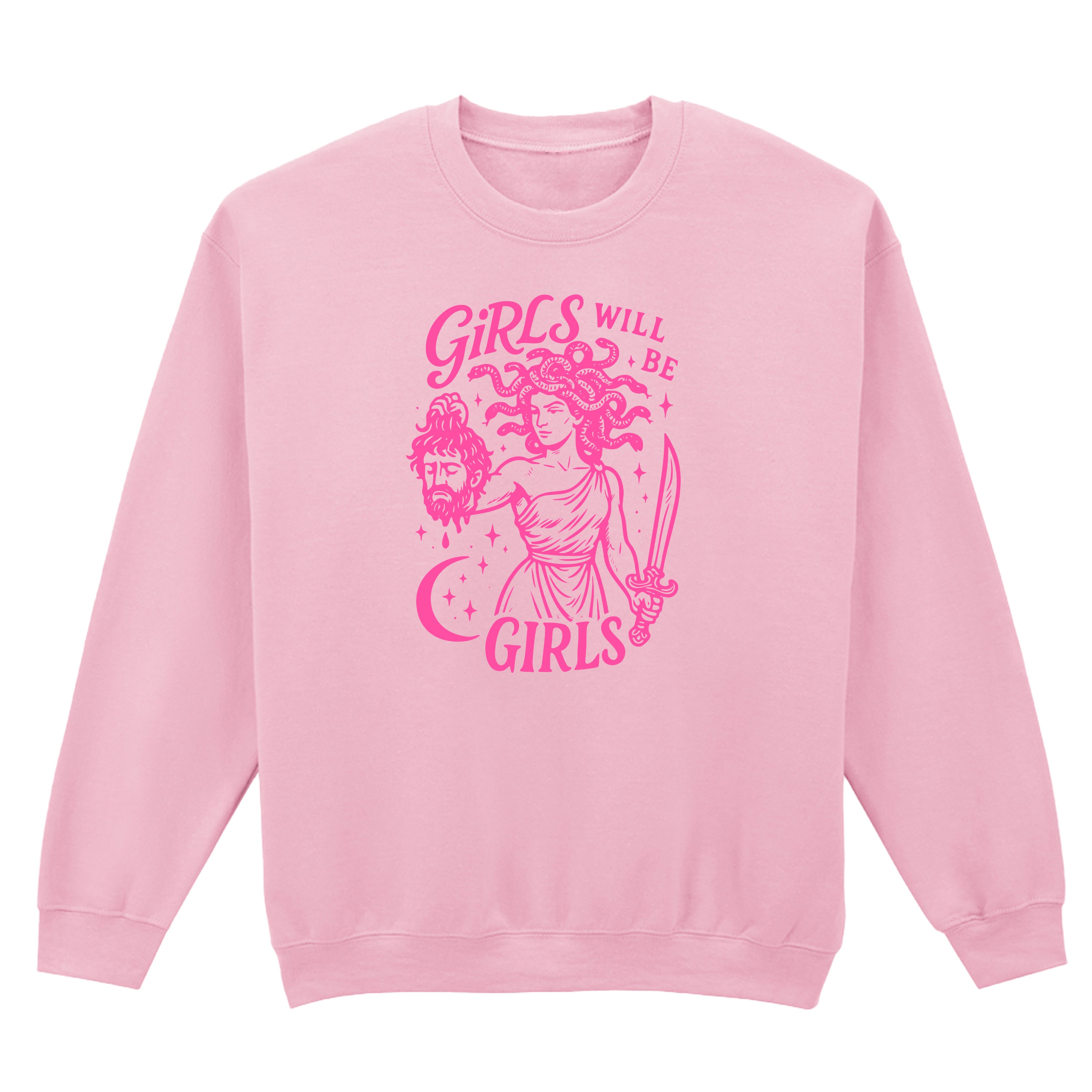 GIRLS WILL BE GIRLS MEDUSA SWEATSHIRT