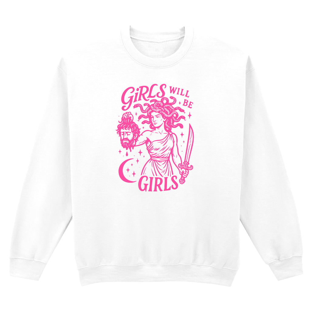 GIRLS WILL BE GIRLS MEDUSA SWEATSHIRT
