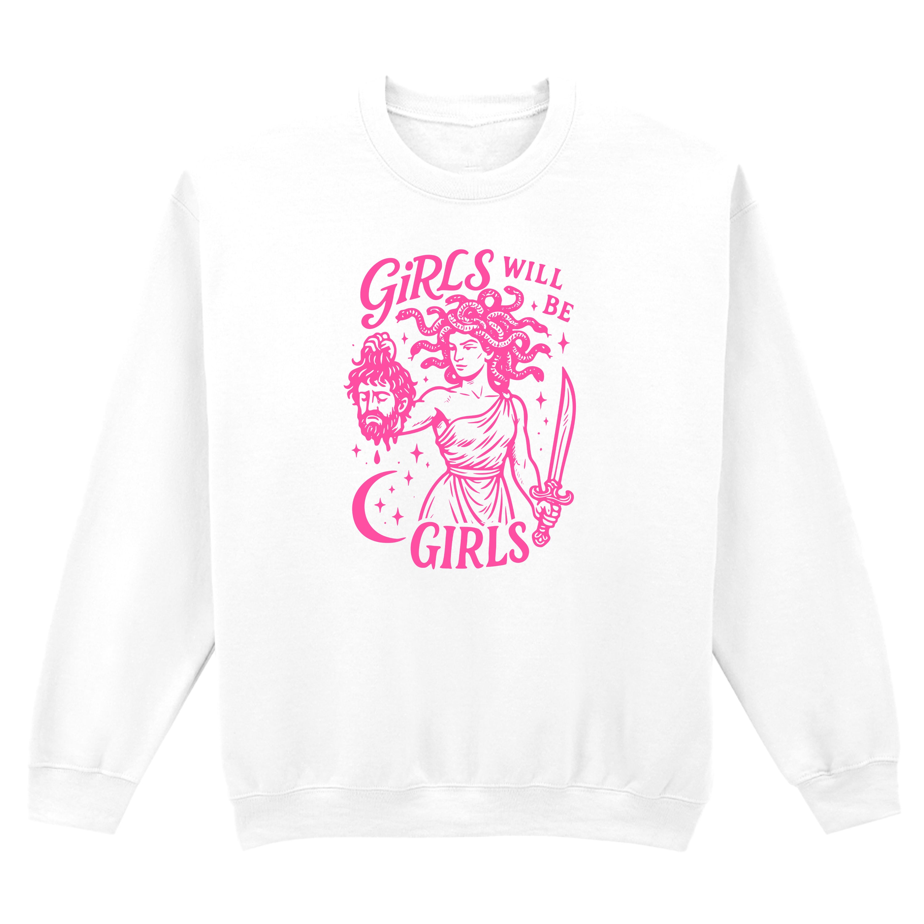 GIRLS WILL BE GIRLS MEDUSA SWEATSHIRT