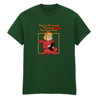 DUE TO MEN I'M EVIL NOW T-SHIRT