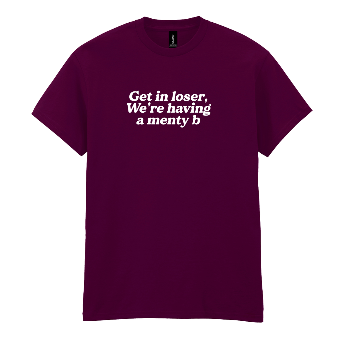 GET IN LOSER WE'RE HAVING A MENTY B T-SHIRT