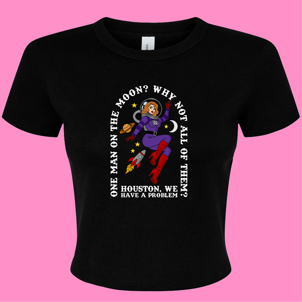 ONE MAN ON THE MOON BABY T-SHIRT