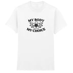 MY BODY MY CHOICE FLOWER T-SHIRT