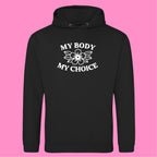 MY BODY MY CHOICE FLOWER HOODIE