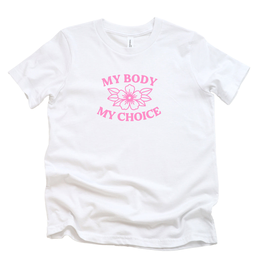 MY BODY MY CHOICE KIDS T-SHIRT
