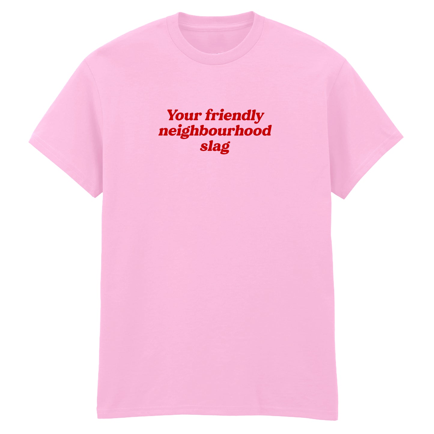 YOUR FRIENDLY NEIGHBOURHOOD SLAG T-SHIRT