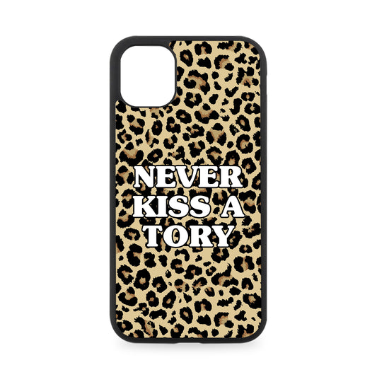 NEVER KISS A TORY RUBBER PHONE CASE