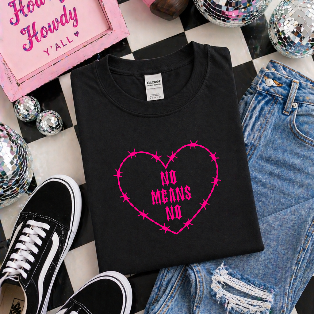 NO MEANS NO T-SHIRT