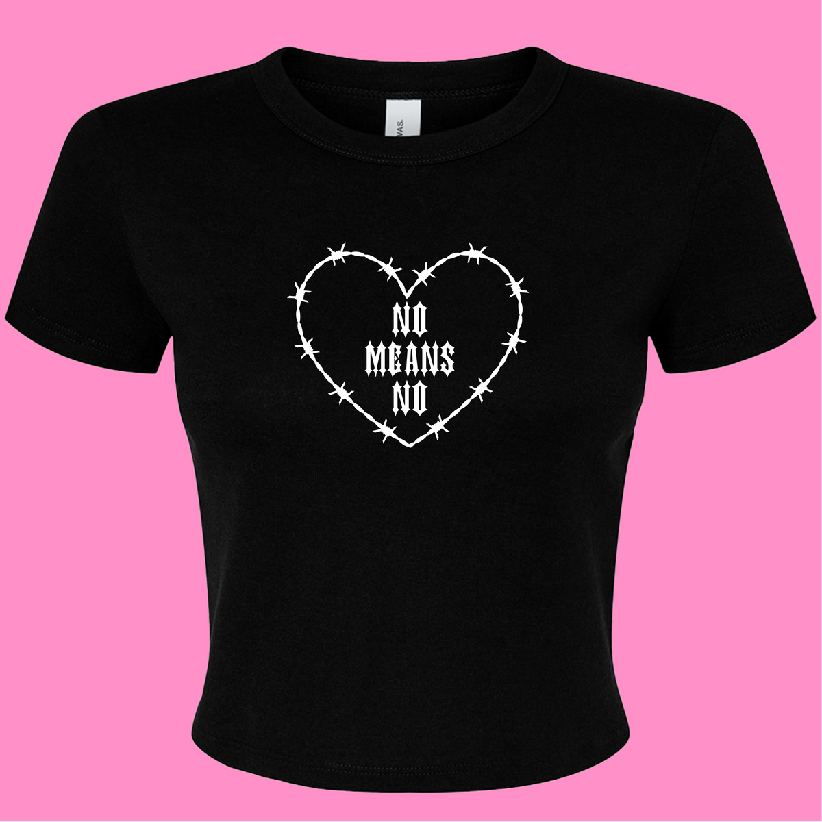 NO MEANS NO BABY T-SHIRT