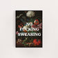 NO FUCKING SWEARING PAINT PRINT