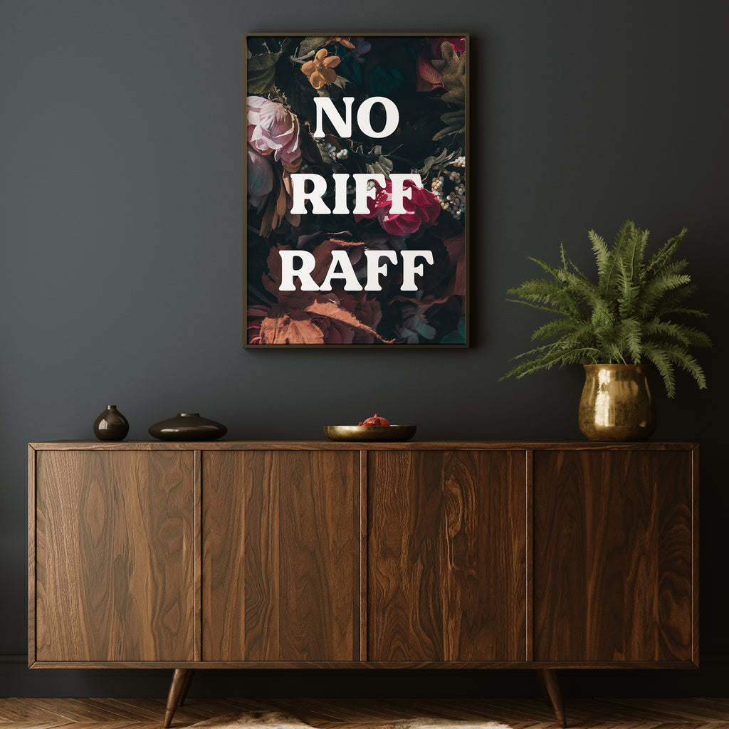 NO RIFF RAFF PAINT PRINT
