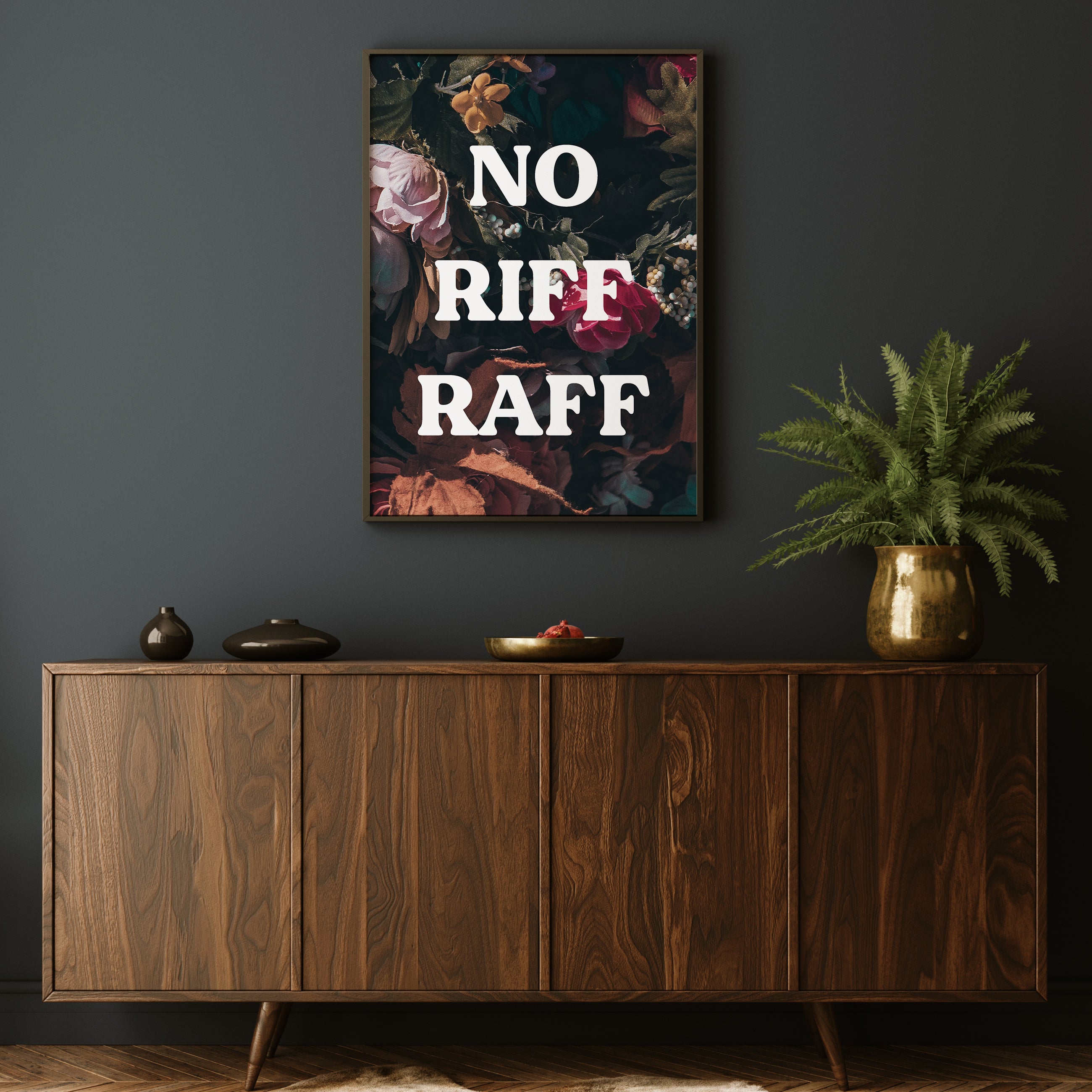 NO RIFF RAFF PAINT PRINT