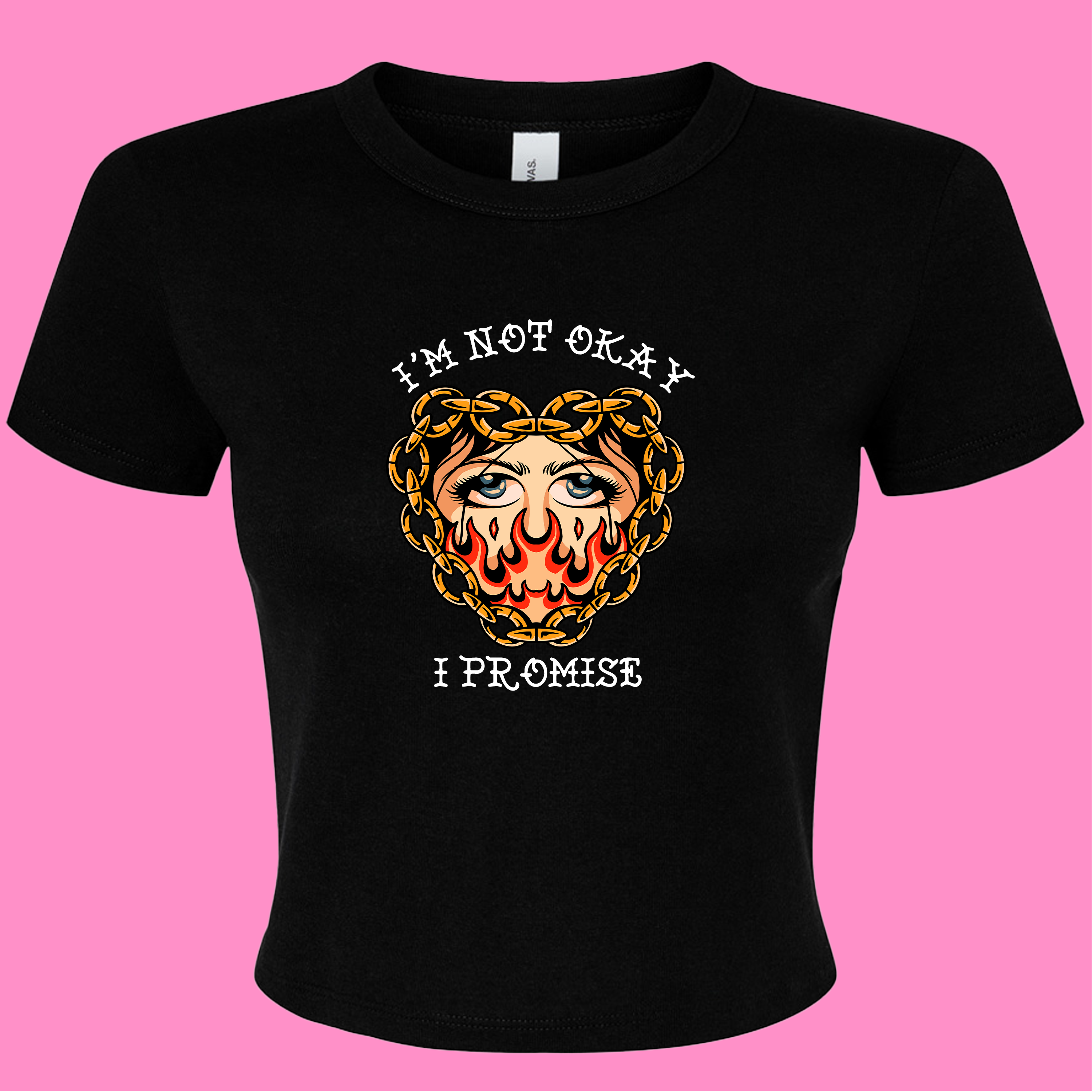 I'M NOT OKAY MY CHEMICAL ROMANCE BABY T-SHIRT
