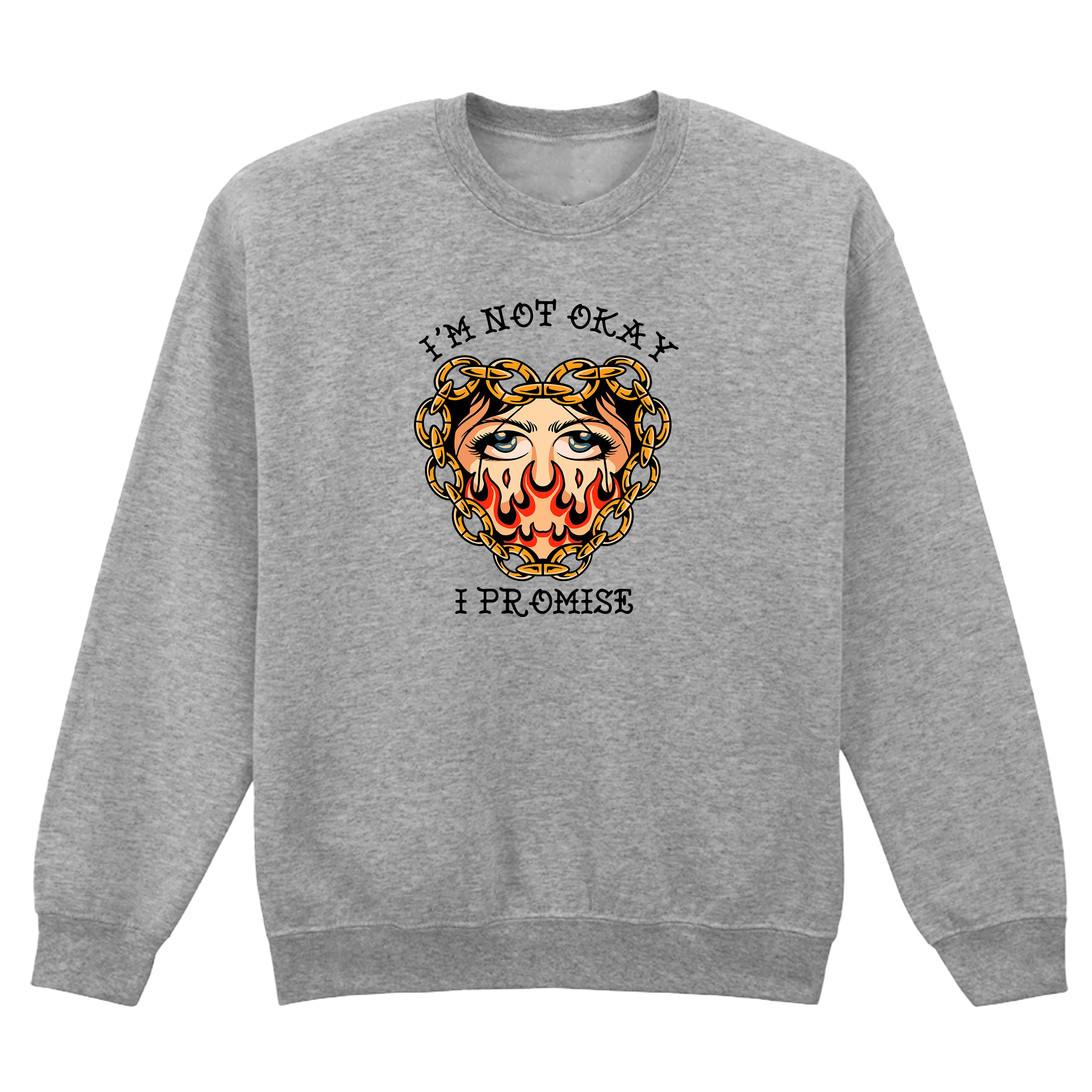 I'M NOT OKAY MY CHEMICAL ROMANCE SWEATSHIRT
