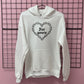 NOT YOURS CHAIN HEART HOODIE