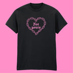 NOT YOURS CHAIN HEART T-SHIRT