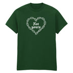 NOT YOURS CHAIN HEART T-SHIRT
