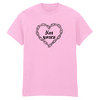 NOT YOURS CHAIN HEART T-SHIRT