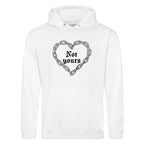 NOT YOURS CHAIN HEART HOODIE