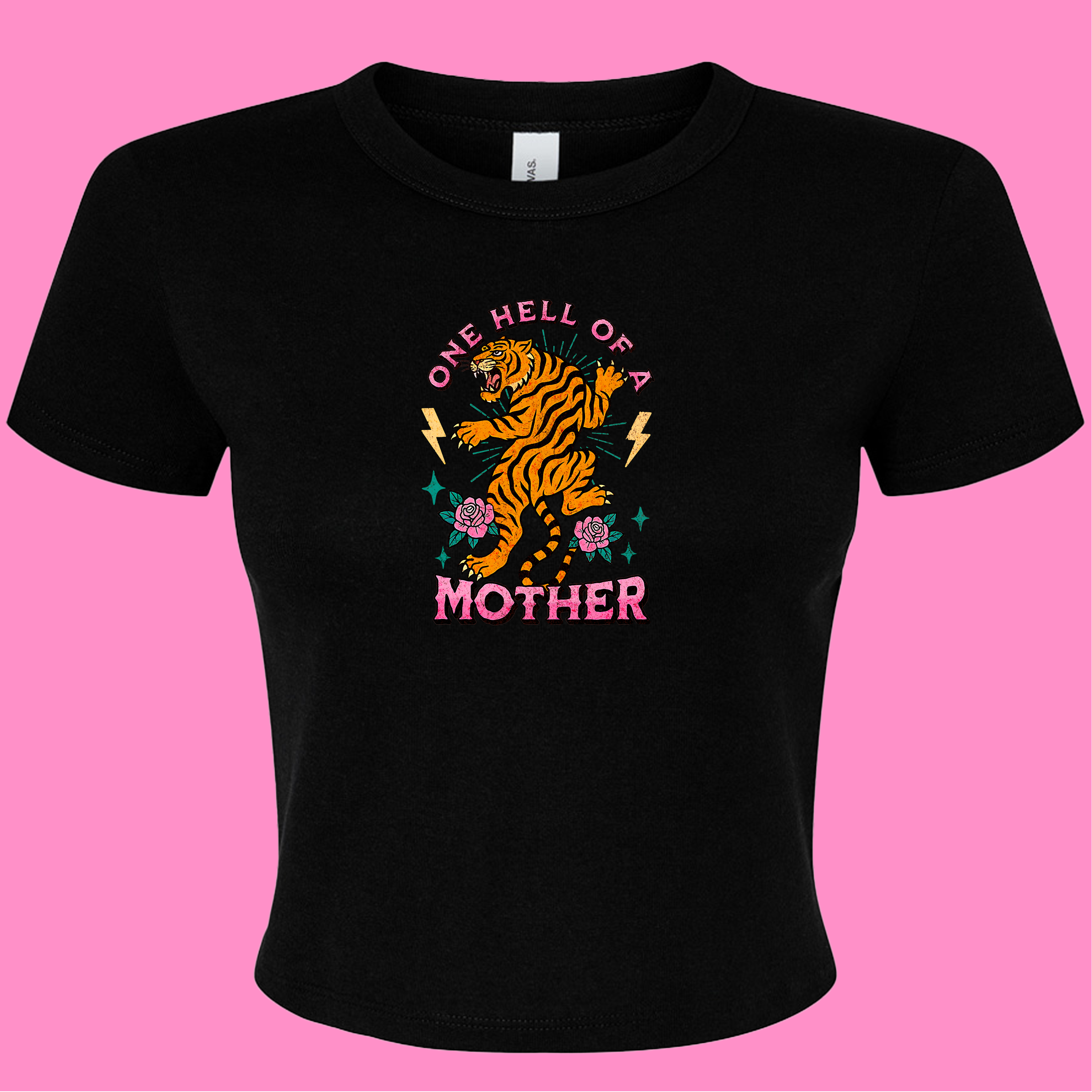 ONE HELL OF A MOTHER TIGER BABY T-SHIRT