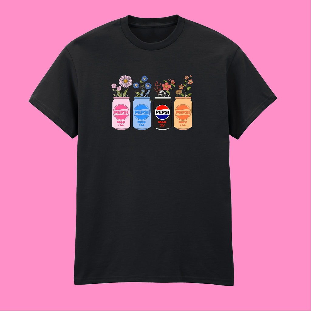 PEPSI MAX FLOWER T-SHIRT