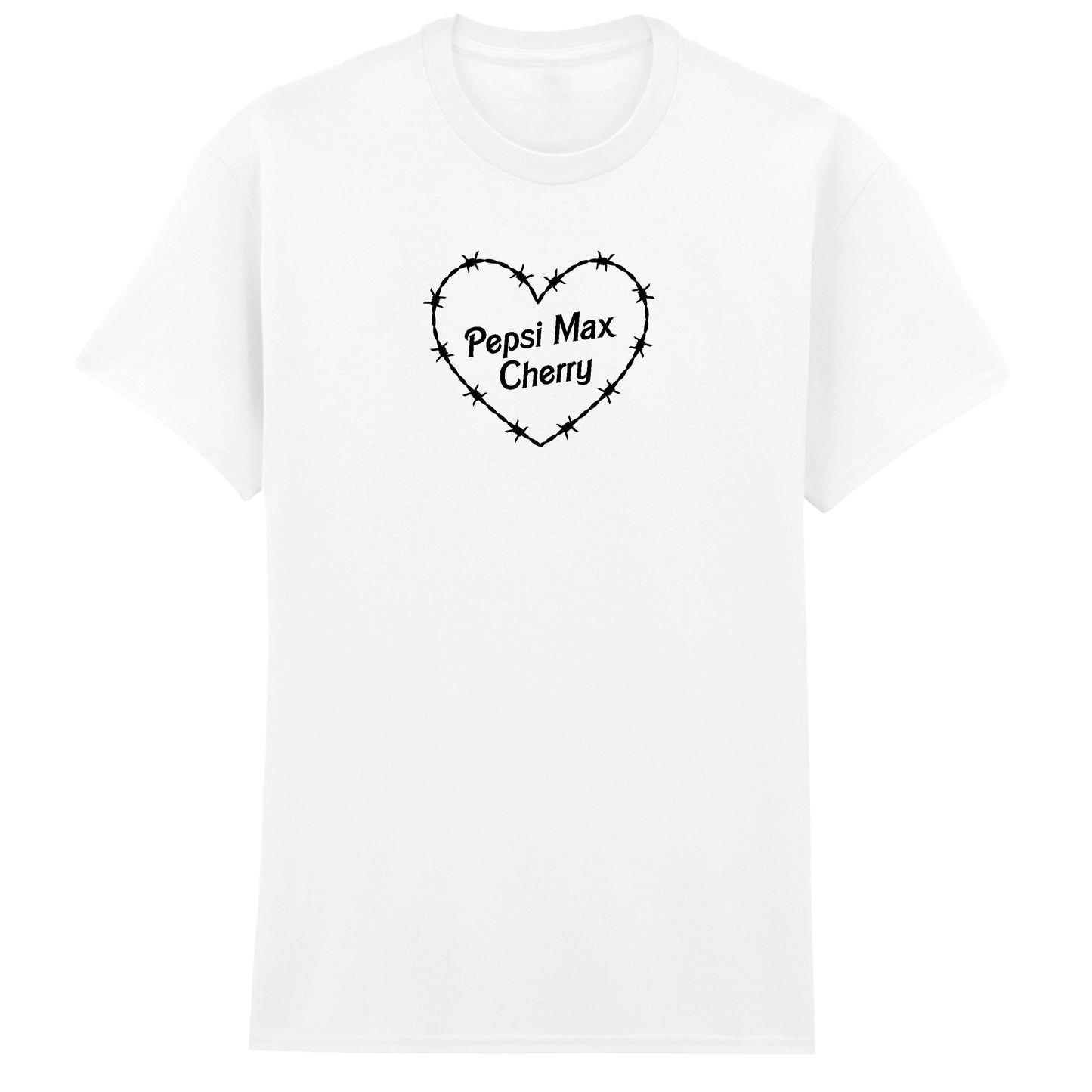 PEPSI MAX CHERRY BARBED HEART T-SHIRT