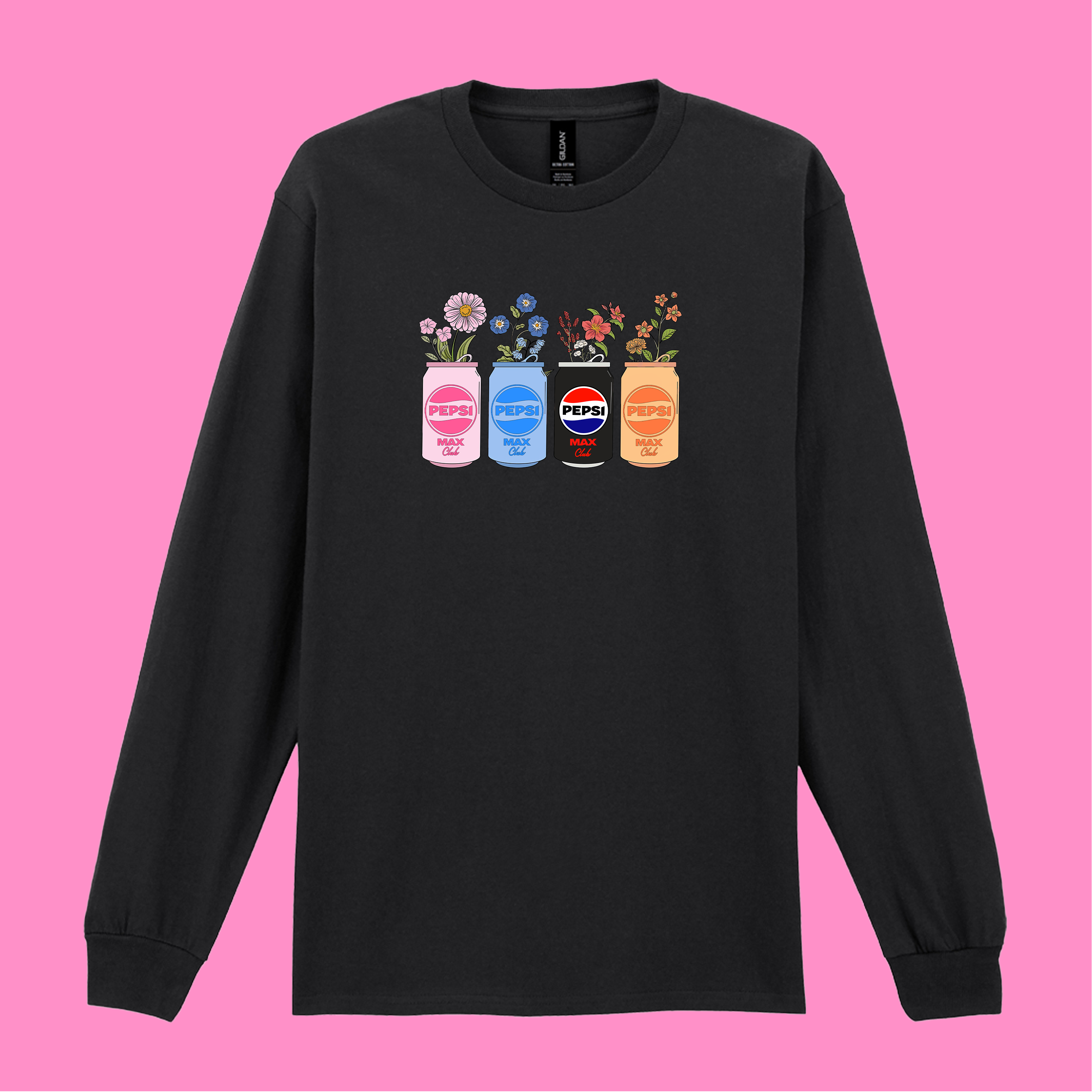 PEPSI MAX LONG SLEEVED T-SHIRT
