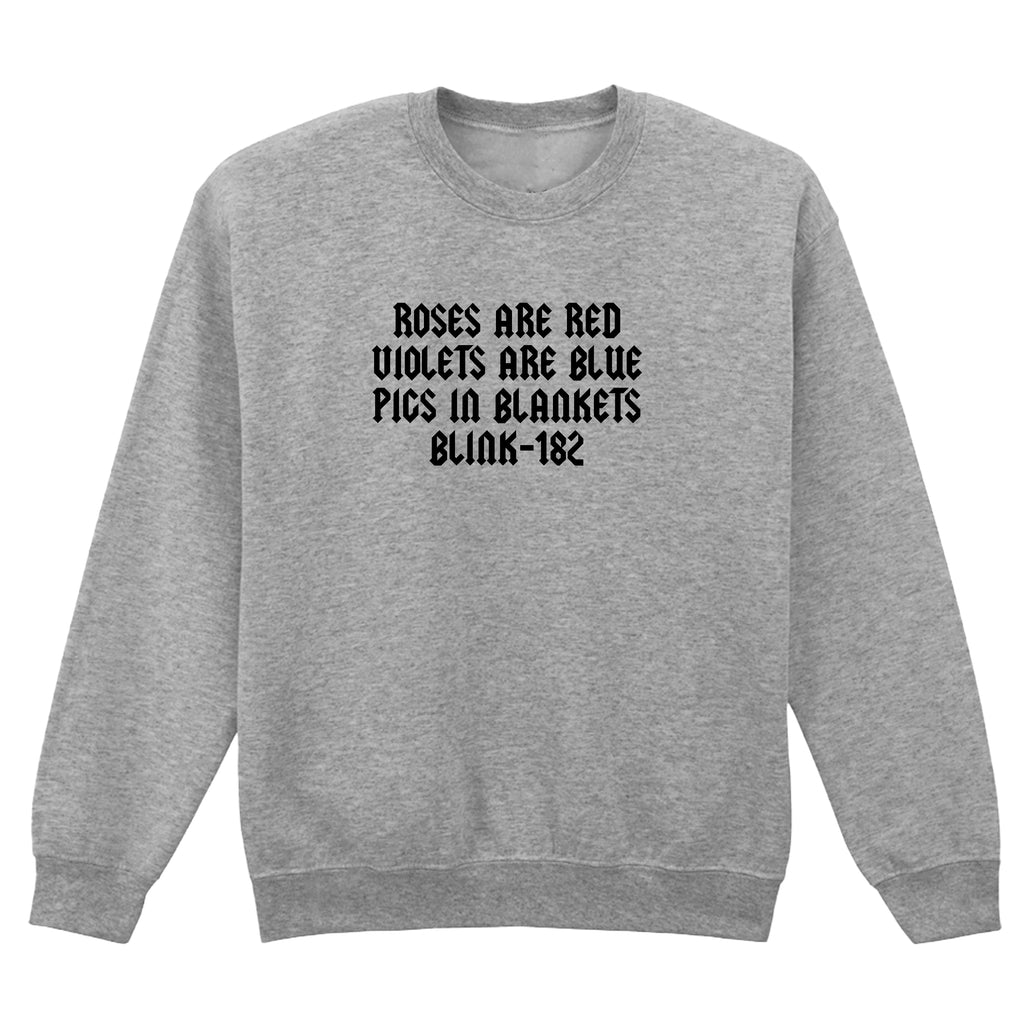 PIGS IN BLANKETS BLINK 182 SWEATSHIRT