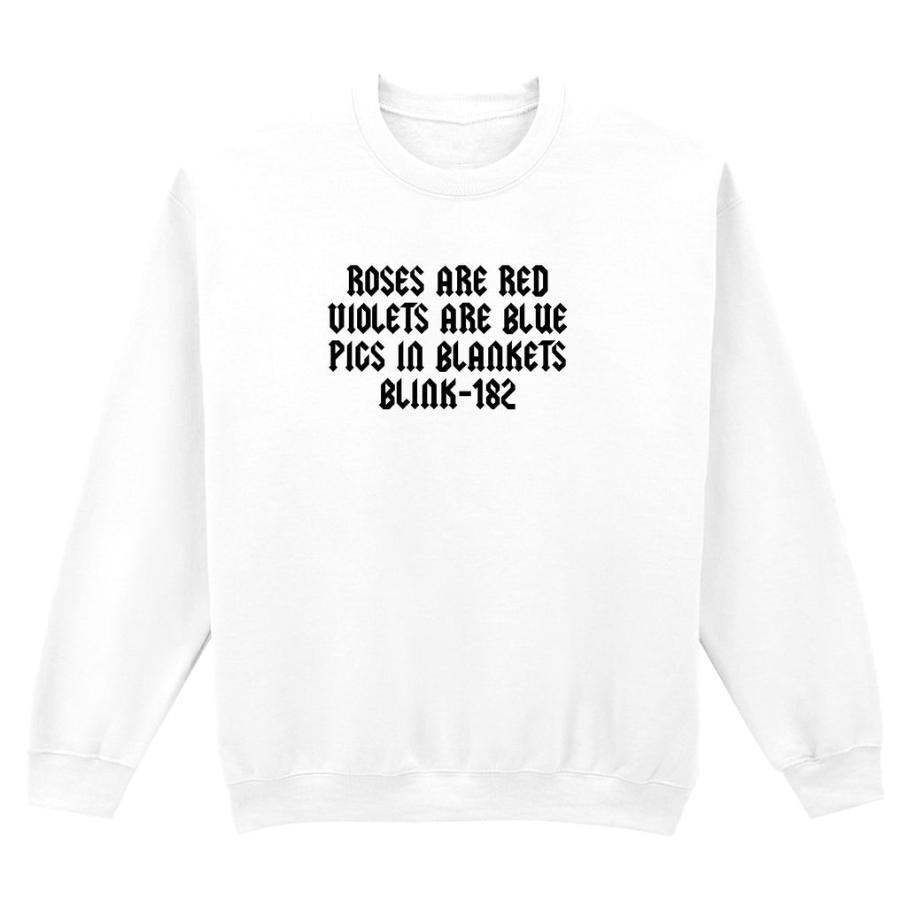 PIGS IN BLANKETS BLINK 182 SWEATSHIRT