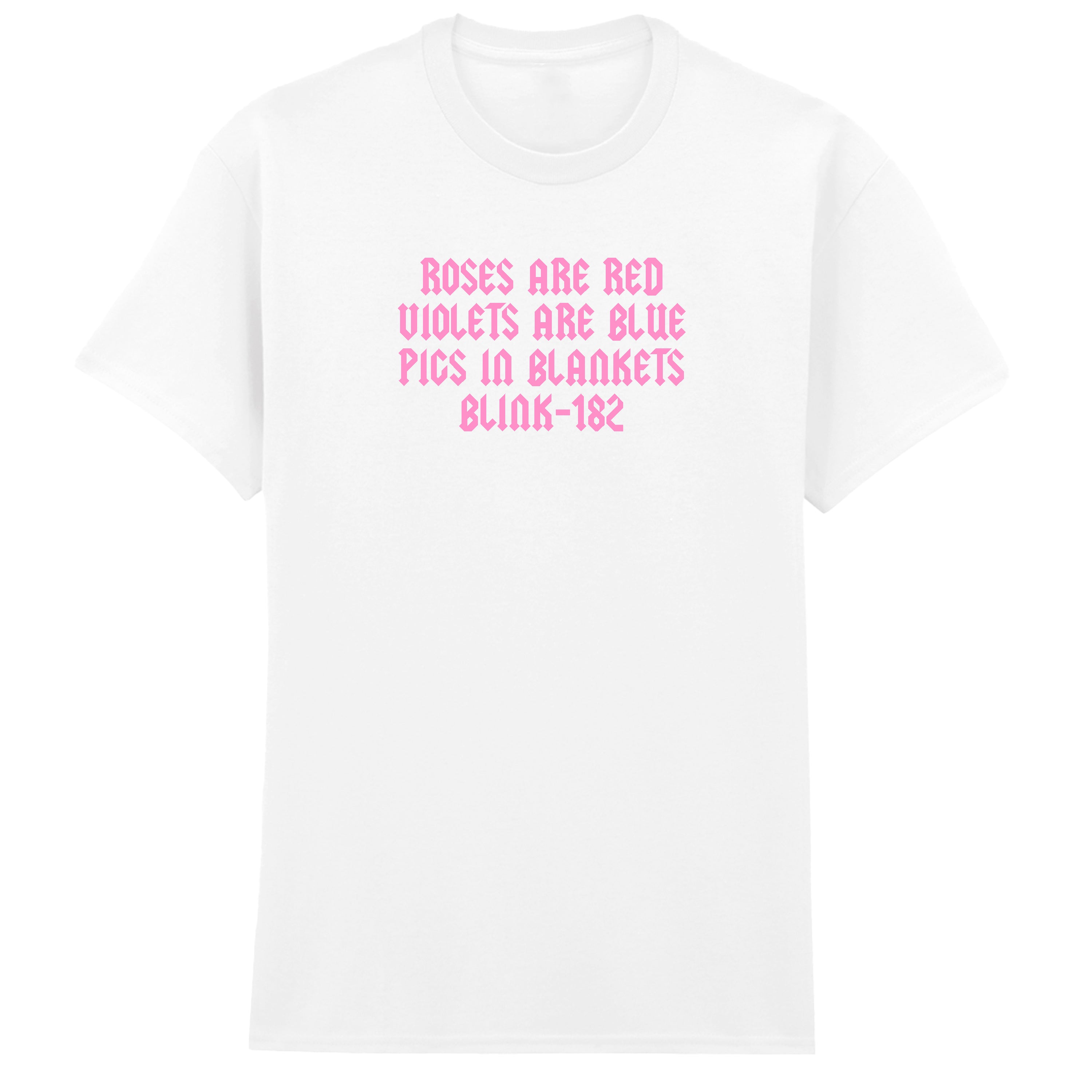 PIGS IN BLANKETS BLINK 182 T-SHIRT