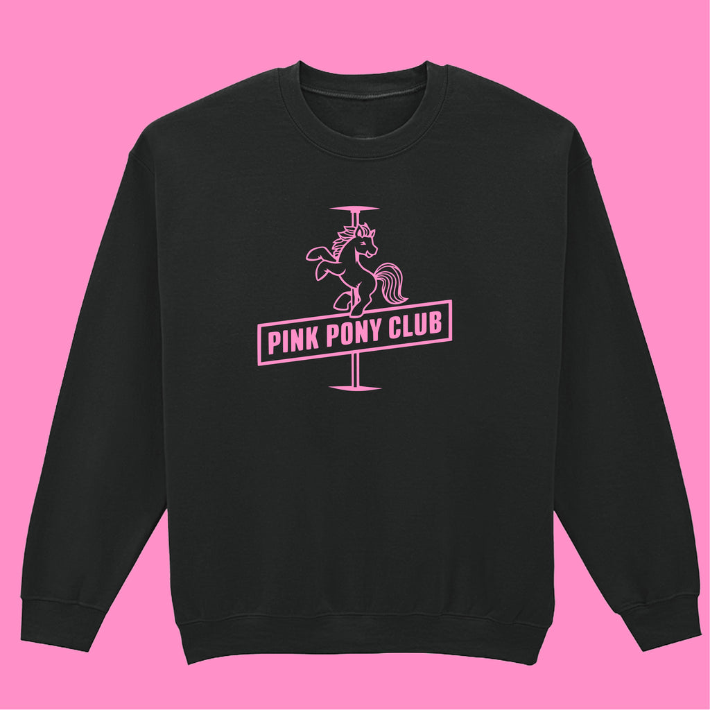 PINK PONY POLE SWEATSHIRT