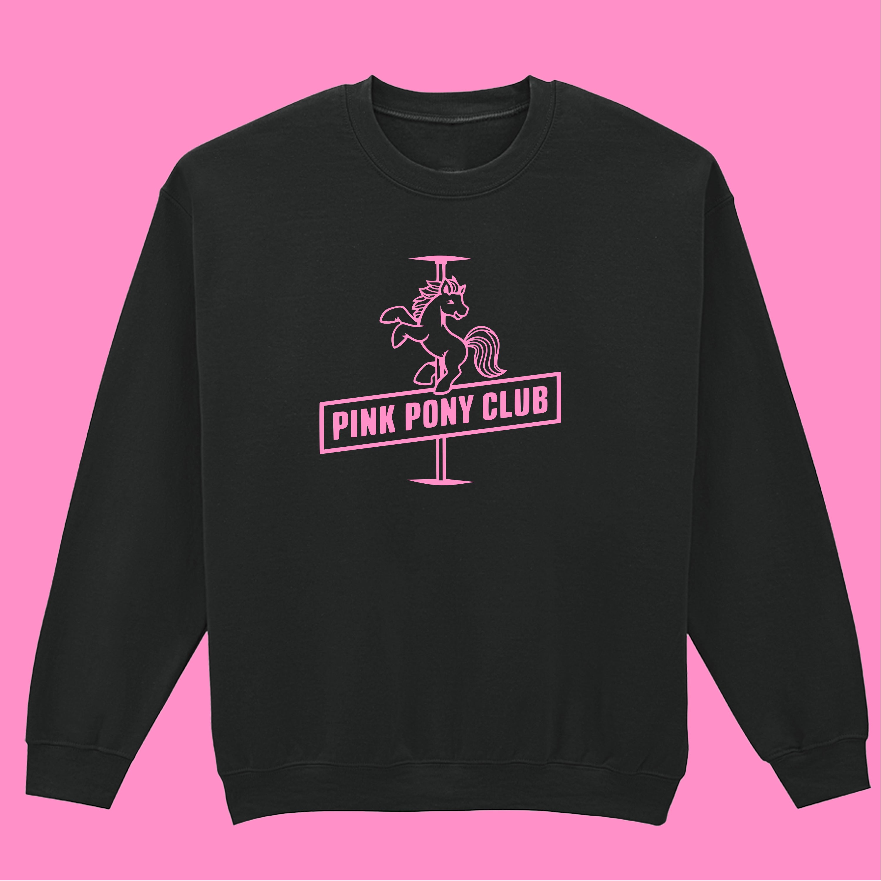 PINK PONY POLE SWEATSHIRT