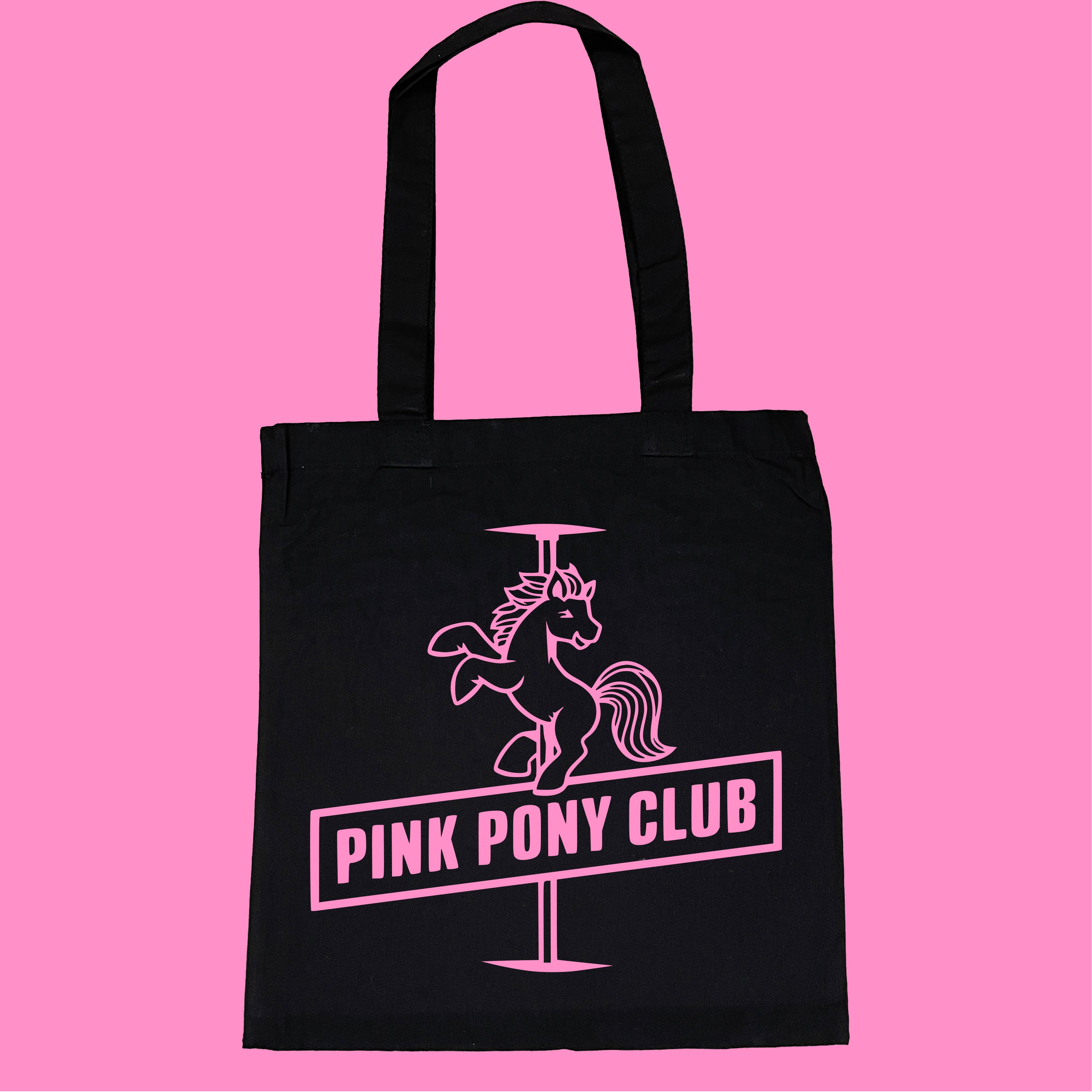 PINK PONY CLUB POLE TOTE BAG