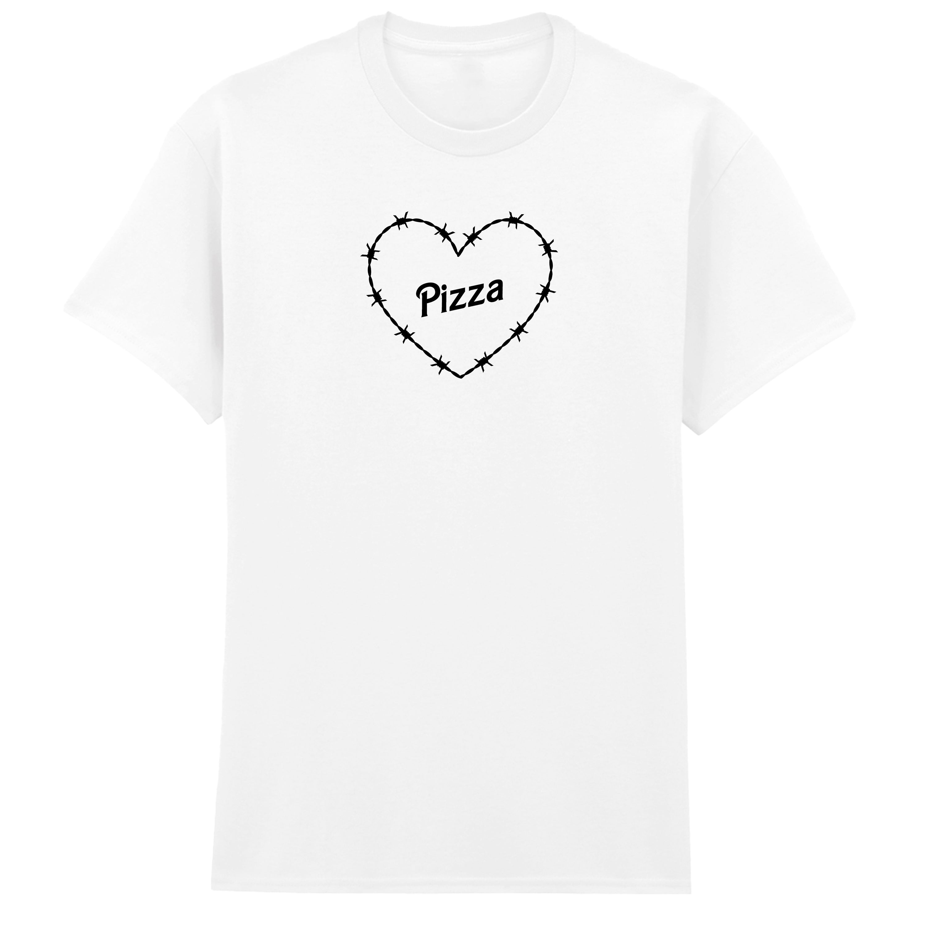 PIZZA BARBED HEART T-SHIRT