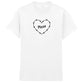 PIZZA BARBED HEART T-SHIRT