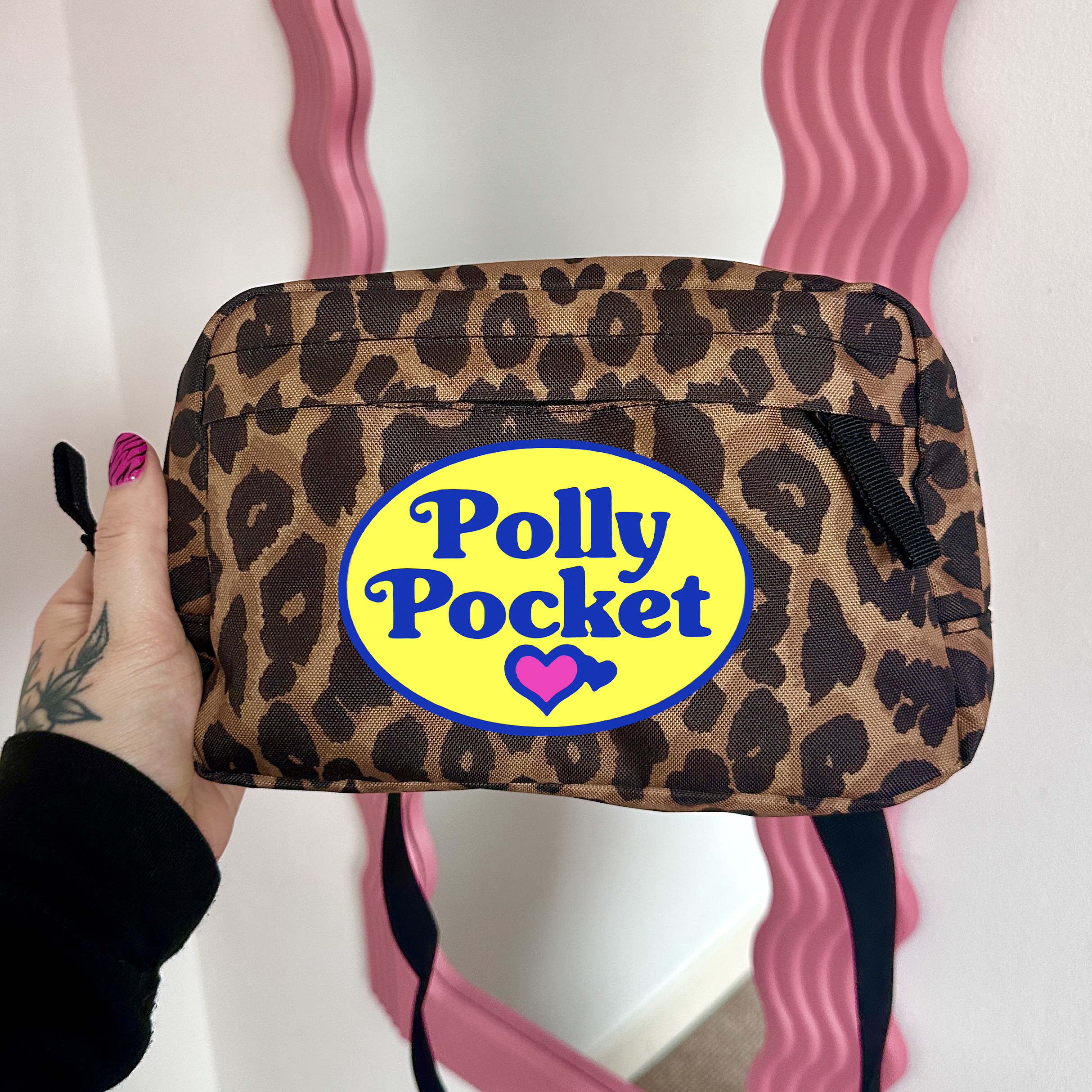 POLLY POCKET LEOPARD CROSS BODY BAG