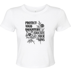 EDUCATE YOUR SONS BABY T-SHIRT