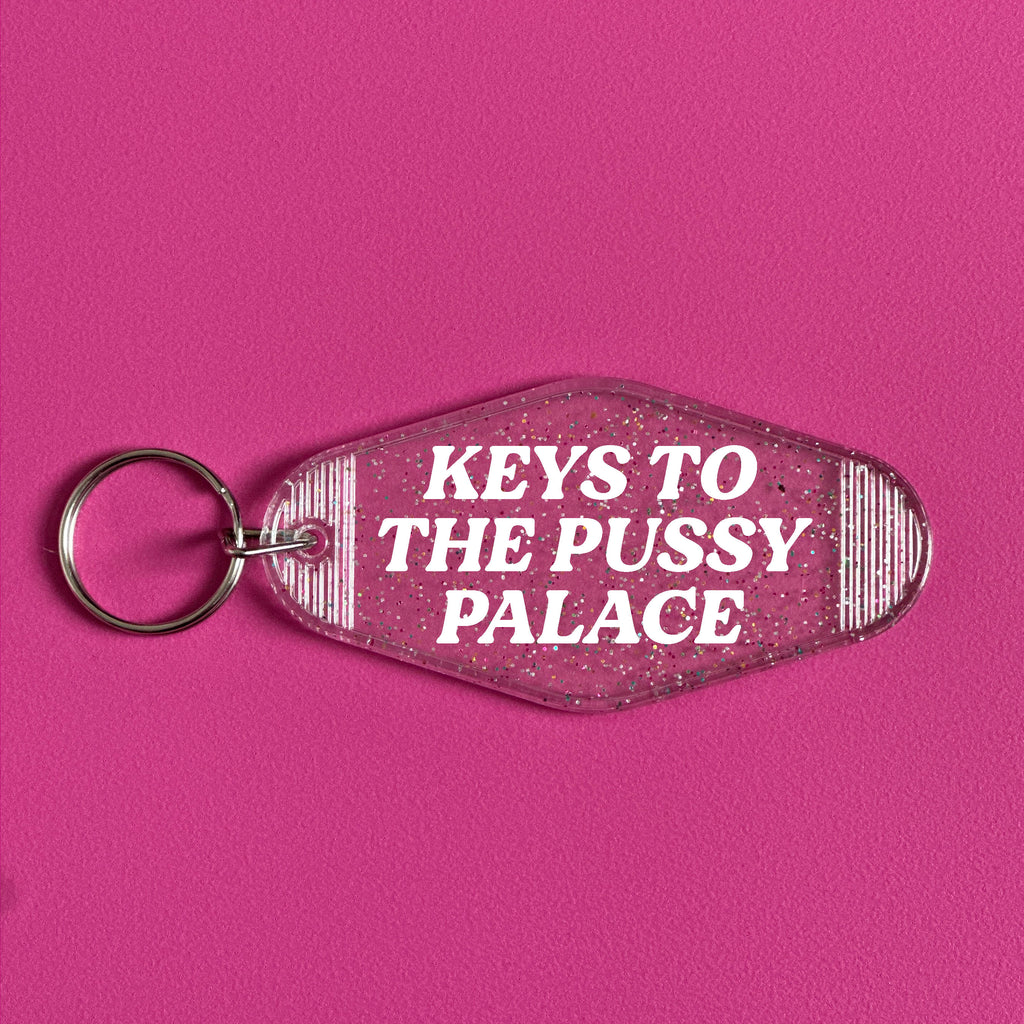 PUSSY PALACE KEYRING