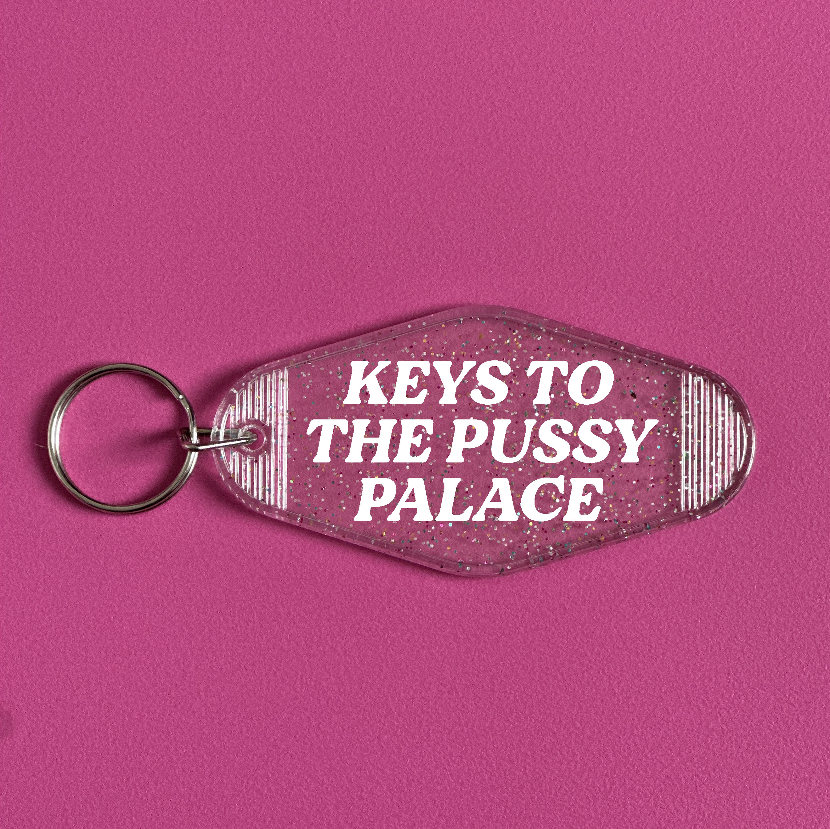 PUSSY PALACE KEYRING