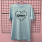 QUEER BARBED HEART T-SHIRT
