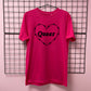 QUEER BARBED HEART T-SHIRT