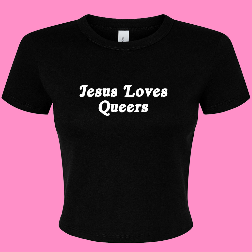 JESUS LOVES QUEERS BABY T-SHIRT